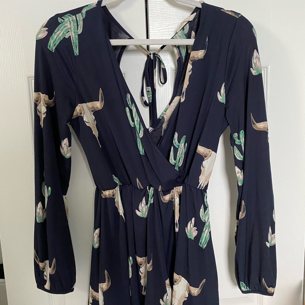 Long sleeve romper